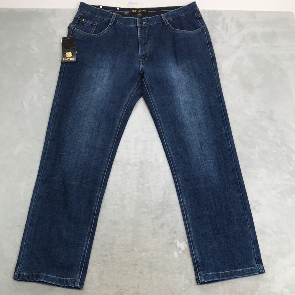 Plantini Men's Medium Wash Slim Jeans Size 36 x 30 New